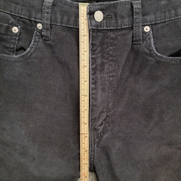 Levi's 507 Stretch Corduroy‎ Pants Mens Size 38x30 Black Tapered - Picture 5 of 10
